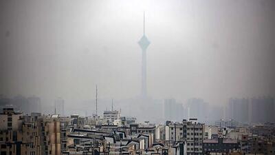 هوای تهران با شاخص ۱۰۵ در وضعیت ناسالم برای گروه‌های حساس قرار گرفت