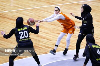 (تصاویر) لیگ برتر بسکتبال زنان ایران