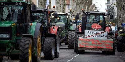 خبرگزاری فارس - اعتصابات گسترده کشاورزان  در فرانسه