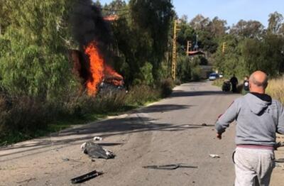 حمله پهپادی اسرائیل به یک خودرو در جنوب لبنان | رویداد24