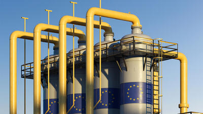 کاهش چشمگیر قیمت گاز در اروپا