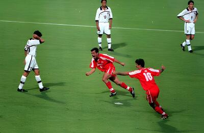 عکس/جام جهانی ۹۸؛ لحظه‌ی گل تاریخی حمید استیلی و واکنش خاطره انگیز او