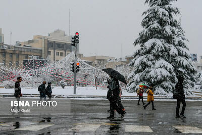 برف و باران در راه تهران/ کاهش دما تا ۱۰ درجه