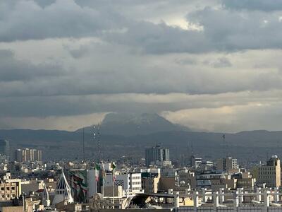 عکس‌های رویایی تهران بعد از بارش باران