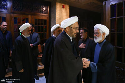 تصاویر جدید از موسوی خوئینی ها، بهزاد نبوی و علی یونسی در یک مراسم