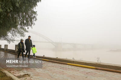 هشدار زرد آلودگی هوا در خوزستان صادر شد