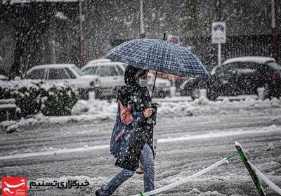 هشدار نارنجی بارش برف و باران در تهران/ کاهش 13 درجه‌ای دما در پایتخت - تسنیم
