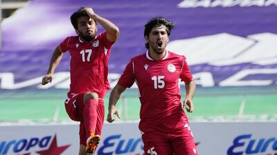 صعود تاریخی تاجیکستان به دور حذفی جام ملت‌ها
