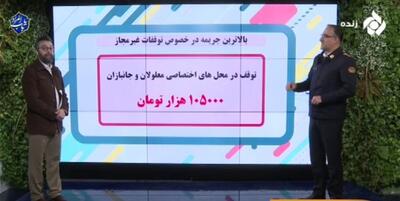 خبرگزاری فارس - جریمه ۱۰۵ هزار تومانی توقف در محل پارک خودروی معلولان
