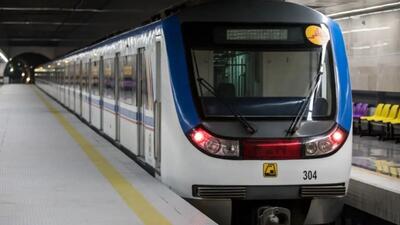 رفع نقص فنی قطار در خط سه متروی تهران