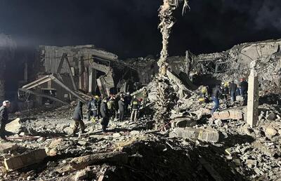 ببینید | تصاویر جدید از لحظه اصابت موشک‌های سپاه پاسداران به مقر موساد در اربیل