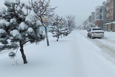 (ویدئو) بارش برف به نزدیک پایتخت رسید