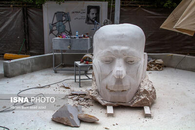 برپایی نمایشگاه و کارگاه مجسمه‌سازی در اردستان