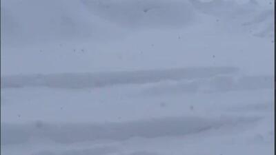 شدت برف در اردبیل در دمای هوا منفی۱۰ درجه