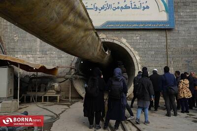 سفر به درون تونل بتنی برای بررسی نحوه جمع آوری آب های سطحی غرب تهران