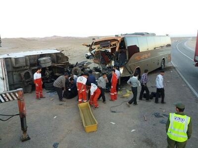 واژگونی اتوبوس در زنجان و مصدومیت ۲۸ سرنشین