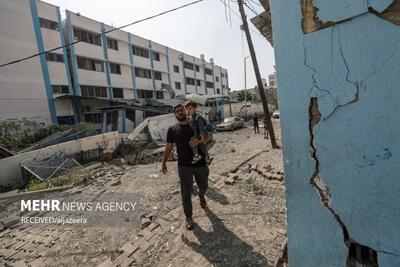 آسیب ۷۵ درصدی مدارس نوار غزه در اثر جنگ ویرانگر