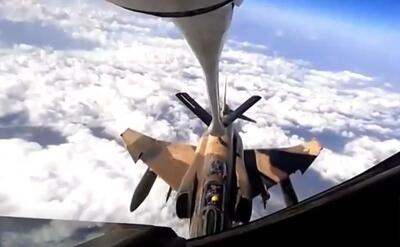 ویدیوی زیبا از سوختگیری جنگنده فانتوم اف ۴ ایرانی