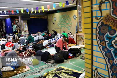 تصاویر: مراسم اعتکاف در مسجد دانشگاه امیر کبیر