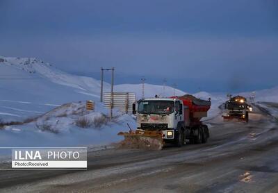 بازگشایی ۲۶ راه روستایی مسدود شده از برف در قزوین