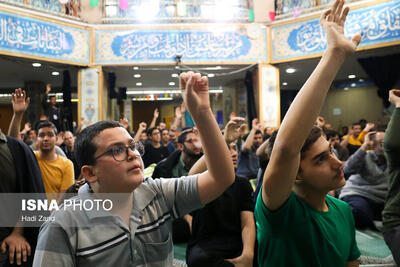 مراسم اعتکاف در مسجد دانشگاه امیر کبیر