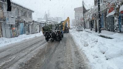 انجام حدود ۱۰۰۰ کیلومتر عملیات برف روبی در گیلان