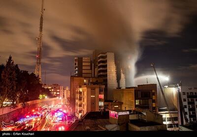 آتش سوزی در بیمارستان گاندی تهران- عکس خبری تسنیم | Tasnim