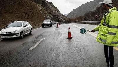 ممنوعیت تردد در محورهای چالوس و آزادراه تهران- شمال تا اطلاع بعدی