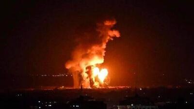 آتش‌سوزی در میدان گازی کورمور در منطقه کردستان عراق