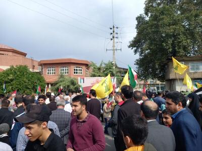 اعتراض نمازگزاران گرگانی به جنایت های رژیم صهیونیستی