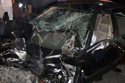 مصدومیت هفت نفر بر اثر برخورد دو خودرو در اسفراین