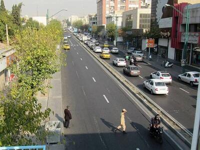 خیابان کارگر تهران فرونشست کرد!+عکس