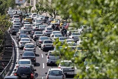 ترافیک بزرگراه های تهران در هفتمین روز بهمن ماه