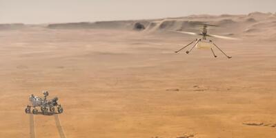 خبرگزاری فارس - پایان ماموریت بالگرد «نبوغ» در مریخ