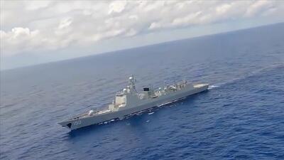 رویت ۳۹ جنگنده و کشتی نظامی چین اطراف جزیره تایوان