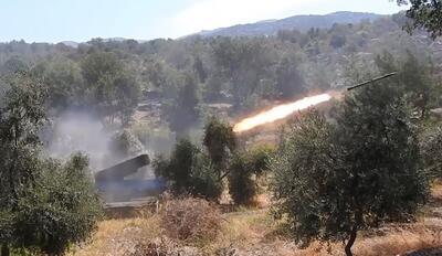 حمله موشکی مقاومت لبنان علیه مواضع دشمن صهیونیستی