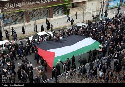 راهپیمایی مردم مشهد در حمایت از فلسطین و یمن- عکس استانها تسنیم | Tasnim