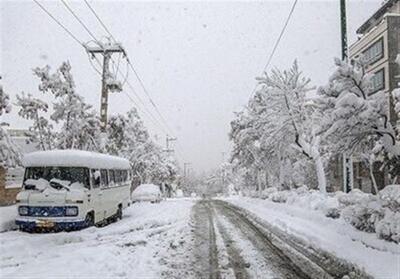 بارش سنگین برف در استان اردبیل- فیلم دفاتر استانی تسنیم | Tasnim