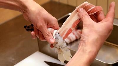 پخت کوکوی میگو به سبک سرآشپز مشهور ژاپنی (فیلم)