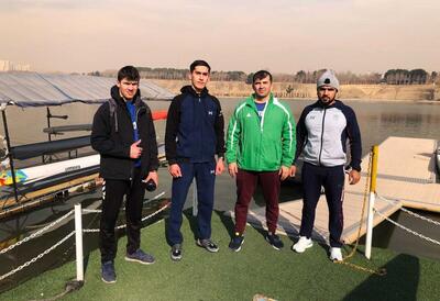 اردوی مشترک تیم ملی آب های آرام ایران و تاجیکستان در دریاچه آزادی