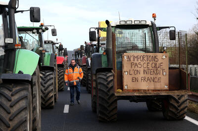 تهدید کشاورزان فرانسه به محاصره پاریس