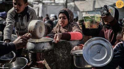 (تصاویر) گرسنگی؛ طرح جهنمی اسرائیل علیه ساکنان غزه