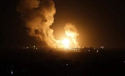 لحظه انفجار بمب‌های حاوی گاز در غزه! | ببینید