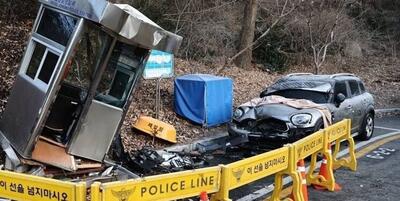 ببینید | حمله خودرویی به سفارت روسیه در کره جنوبی