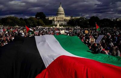 صحبت‌های شهروند آمریکایی در حمایت از فلسطین