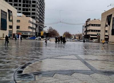 تداوم بارش باران در مشهد