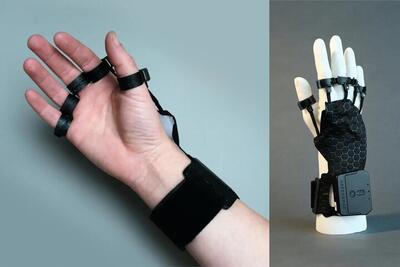 این دستکش حس لامسه را در دنیای مجازی ایجاد می کند