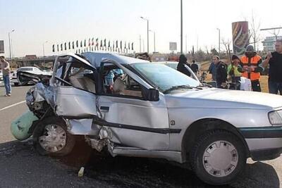 عکس | تصویری تکان‌دهنده از مچاله شدن پژو در تصادف مرگبار اتوبان تهران - ساوه