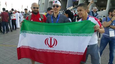 (ویدیو) تماشاگران ایران و سوریه قبل از بازی