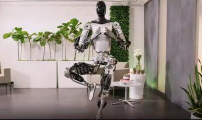 (ویدئو) جدیدترین فیلم از راه رفتن ربات تسلا که ماسک منتشر کرد